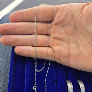 Platinum 3.4g Link Chain 22" 1.3mm - Image 4