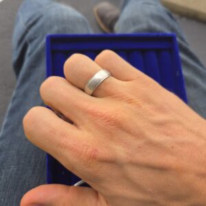 8.5g PALLADIUM Band Sz10.75 - Image 7