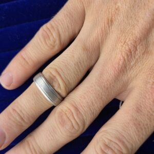 14.3g Plat Band Sz9.75 Ring