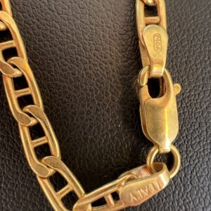 10k 3g Gold Mariner Bracelet 9” - Image 4