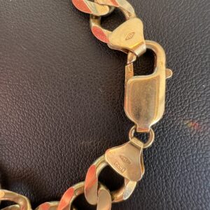 10k 18.5g Cuban Gold Bracelet 9” - Image 4