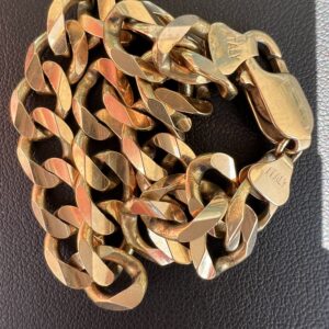10k 18.5g Cuban Gold Bracelet 9” - Image 3