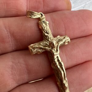 Alternative view of 14k 5.5g Gold Crucifix Pendant