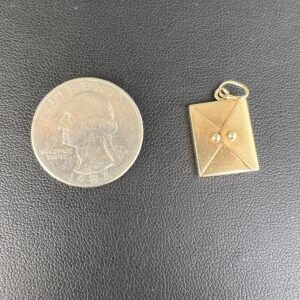 14k 3.2g Gold Envelope Charm - Image 4