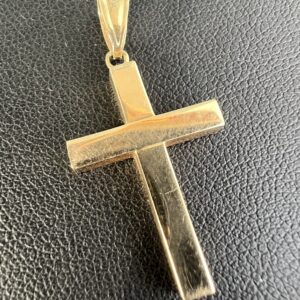 14k 1.2g Gold Cross Pendant