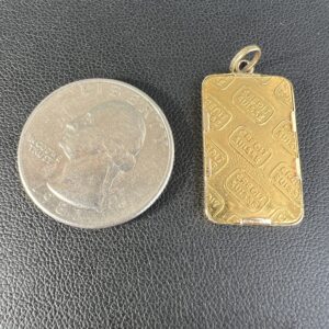 Alternative view of 14k 5.4g Credit Suisse Gold Pendant