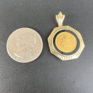 Alternative view of 14k 5.7g Gold Panda Pendant