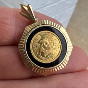 14k 5.7g Gold Panda Pendant - Image 4