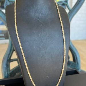 14k 16.2g Gold Rope Chain 24”