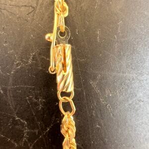 14k 16.2g Gold Rope Chain 24” - Image 4