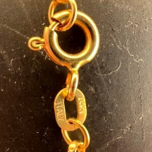 Alternative view of 14k 3.1g Gold Circle Link Chain 20”