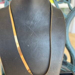10k 7.7g Gold Herringbone Chain 18”