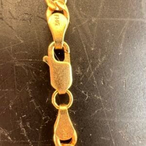 10k 7.4g Gold Figaro Chain 26”, view 3