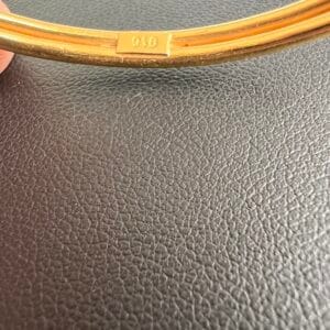 22k 8g Yellow Gold Bangle 2.5” - Image 3