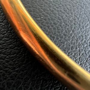 22k 8g Yellow Gold Bangle 2.5” - Image 4