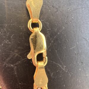 18k 17.9g Yellow & White Gold Chain - Image 4