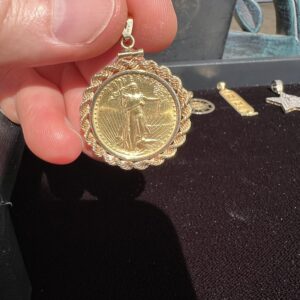 14k 12.1g Gold 1/4 OZ Charm - Image 3