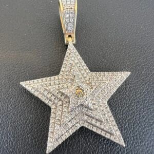 10k 4.6g Gold Star Charm