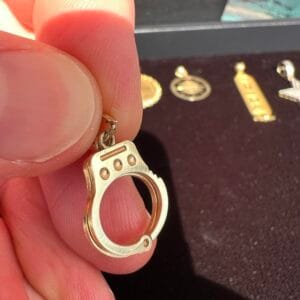 14k 2g Gold Handcuff Charm - Image 3