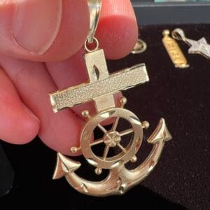 14k 8.7g Gold Anchor Charm - Image 3