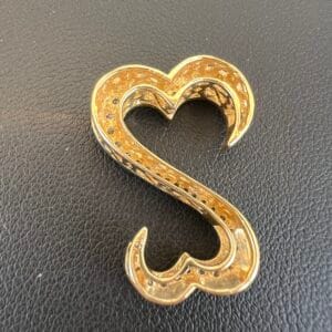 Alternative view of 14k 3.8g Gold Heart Charm