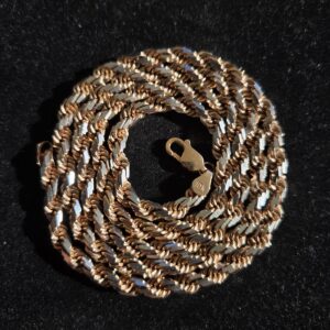 56.1g 10k Rose & White 26" Chain 5mm - Image 6