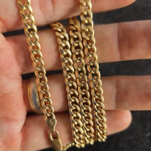 Alternative view of 18.8g 14k Cuban 20" Semi Solid 6mm Chain