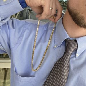 18.8g 14k Cuban 20" Semi Solid 6mm Chain - Image 3