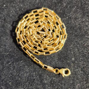 6.6g 10k Paperclip/Anchotlr 22" Chain 3.25mm