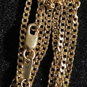 3.8g 14k Cuban 23" Chain 2mm
