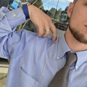 3.8g 14k Cuban 23" Chain 2mm