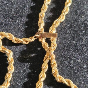 14.7g 10k Solid 24" Rope 3mm Chain - Image 4