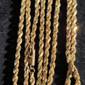 14.7g 10k Solid 24" Rope 3mm Chain - Image 6