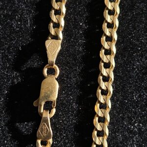 16.1 14k Solid 22" Cuban 3.5mm Chain - Image 5