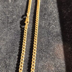 16.1 14k Solid 22" Cuban 3.5mm Chain - Image 7