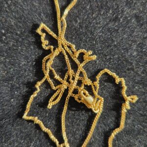 Alternative view of 2.0g 10k Tiny Cuban 24" Chain 1mm