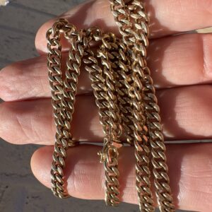 Alternative view of 10k 31.9g Gold Cuban Link Chain 24”