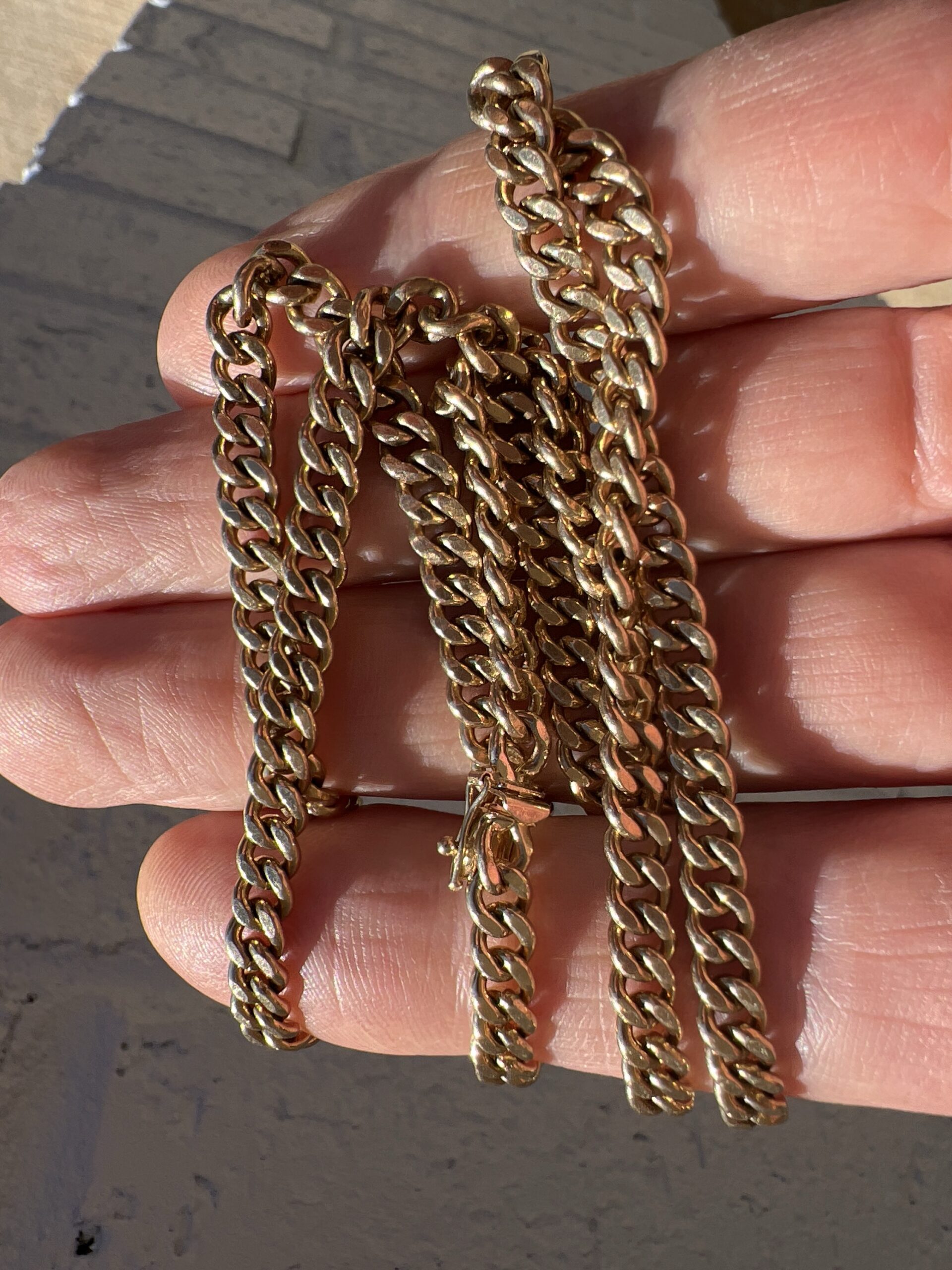 10k 31.9g Gold Cuban Link Chain 24” - Image 2