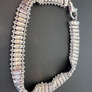 14k 11.6g White Gold Bracelet 7”