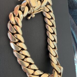 10k 97.3g Gold Cuban Bracelet 8” - Image 4