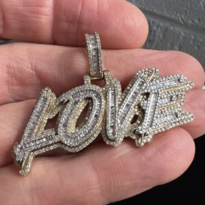 10k 14.9g Gold “Love” Charm