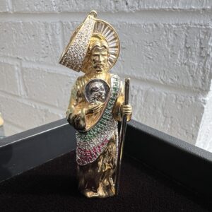 14k 28.2g Jesus/Saint Jude Pendant