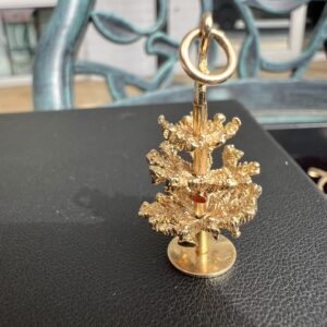 14k 5g Gold Christmas Tree Charm - Image 5