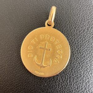 18k 3.3g Gold Jesus Profile Pendant - Image 3
