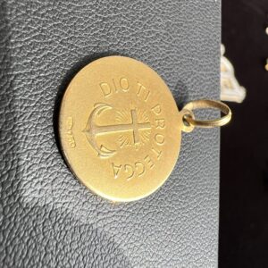 18k 3.3g Gold Jesus Profile Pendant - Image 4