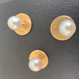 18k 3.4g Gold Tiffany & Co. Buttons - Image 3