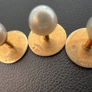 Alternative view of 18k 3.4g Gold Tiffany & Co. Buttons