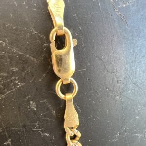 14k 8.5g Figaro Gold Chain 24” - Image 4