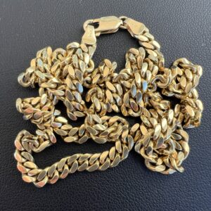 Alternative view of 14k 30.6g Gold Cuban Chain 20”