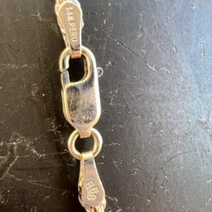 14k 13.6g White Gold Chain 22” - Image 4